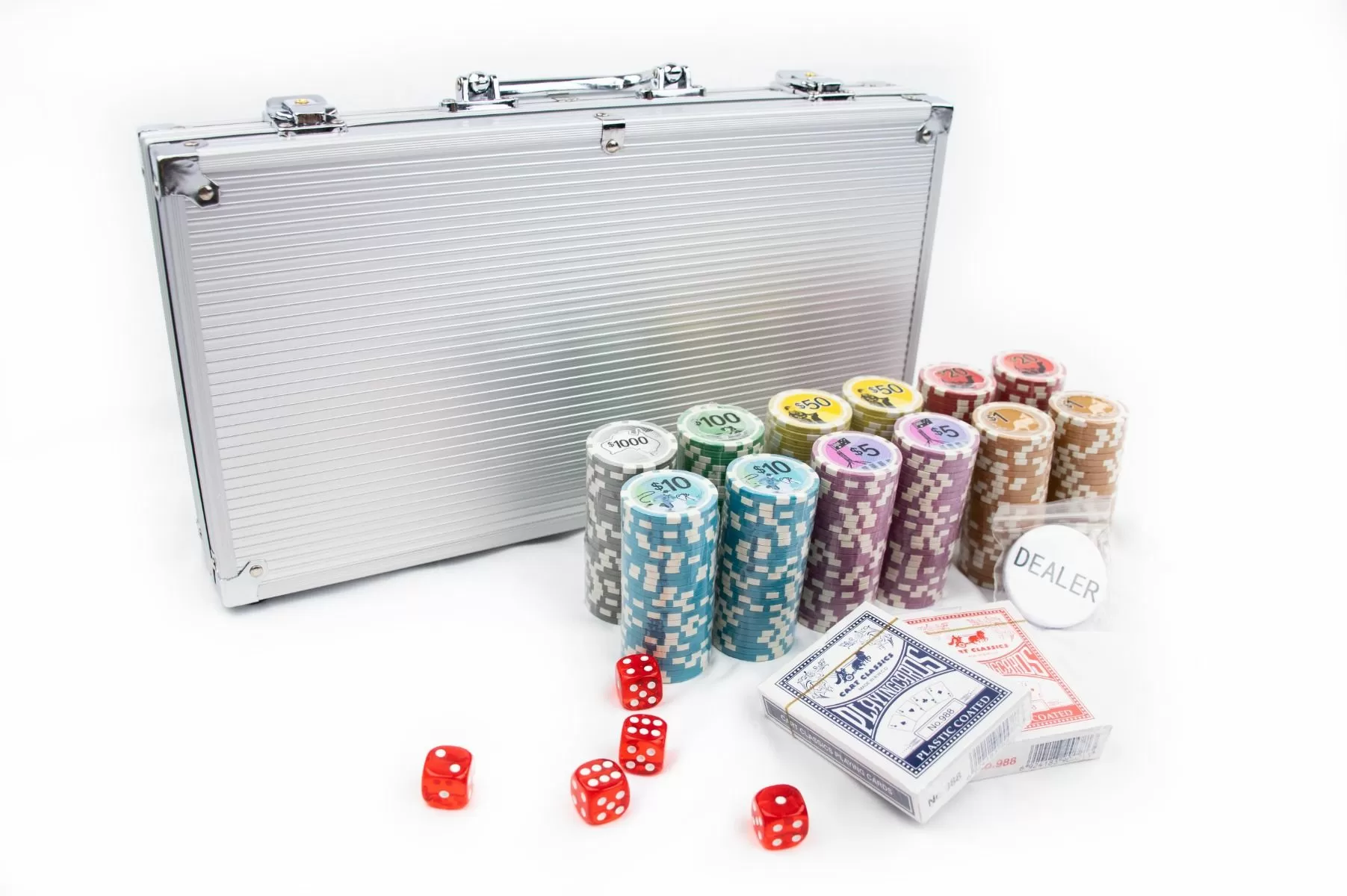 Classics Australiana Clay Poker Set - 300 Chips